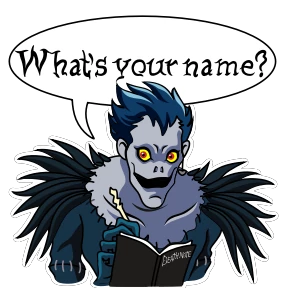 Death Note — стикер для MAX