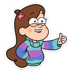 Gravity Falls — стикер для MAX