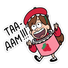 Gravity Falls — стикер для MAX