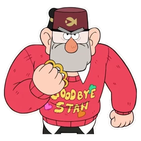 Gravity Falls — стикер для MAX