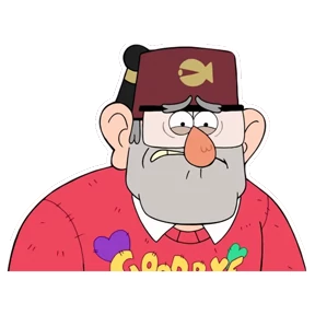 Gravity Falls — стикер для MAX