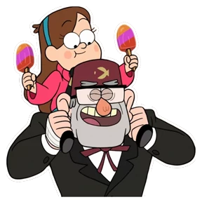 Gravity Falls — стикер для MAX