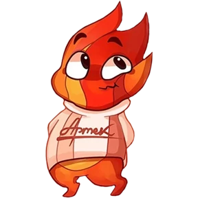Огонёк Артека — стикер для MAX
