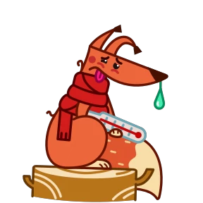 Рыжая белка @Emoji_Club — стикер для MAX