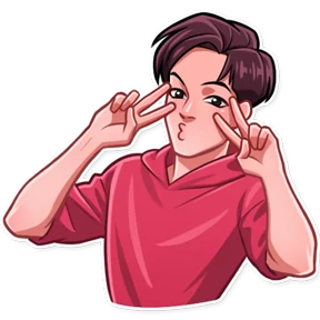 K-Pop — стикер для MAX