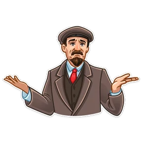 Ильич — стикер для MAX