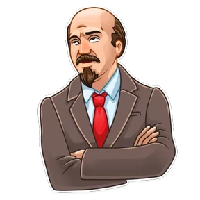 Ильич — стикер для MAX