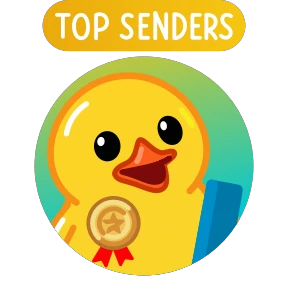 Telegram Duck — стикер для MAX