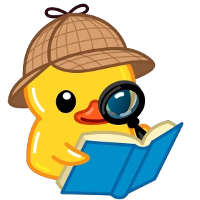 Telegram Duck — стикер для MAX