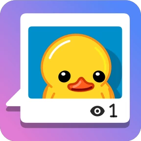 Telegram Duck — стикер для MAX