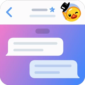 Telegram Duck — стикер для MAX