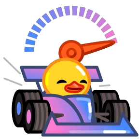 Telegram Duck — стикер для MAX