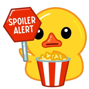 Telegram Duck — стикер для MAX