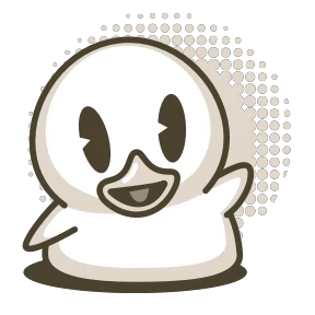 Telegram Duck — стикер для MAX
