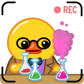 Telegram Duck — стикер для MAX