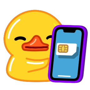 Telegram Duck — стикер для MAX
