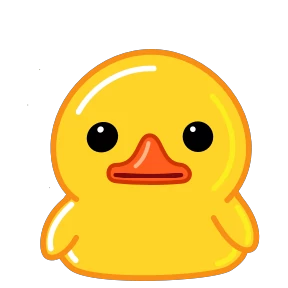 Telegram Duck — стикер для MAX