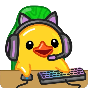 Telegram Duck — стикер для MAX