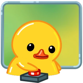 Telegram Duck — стикер для MAX