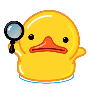 Telegram Duck — стикер для MAX