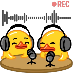 Telegram Duck — стикер для MAX