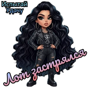 Испытай Удачу — стикер для MAX