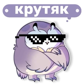 Совушка от t.me.NaumkaPak — стикер для MAX