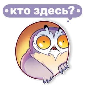 Совушка от t.me.NaumkaPak — стикер для MAX