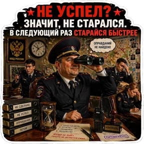 Начальник — стикер для MAX
