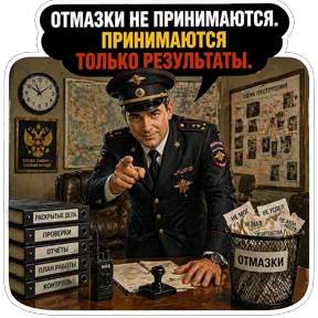 Начальник — стикер для MAX