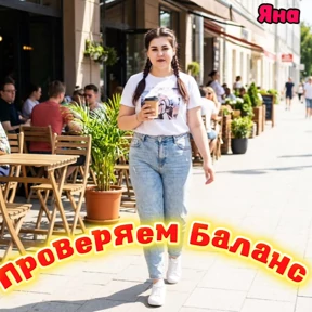 Яна — стикер для MAX