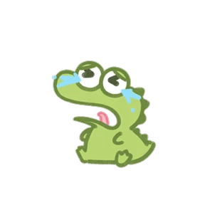 кроко one_dinosaur — стикер для MAX