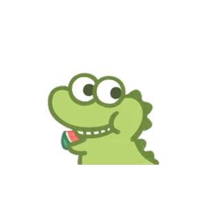 кроко one_dinosaur — стикер для MAX