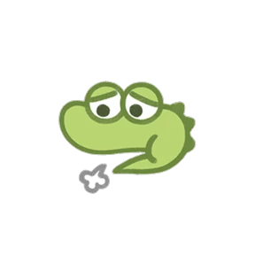 кроко one_dinosaur — стикер для MAX