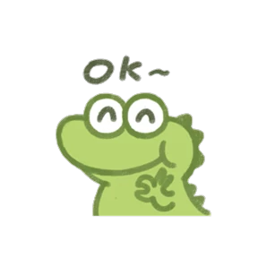 кроко one_dinosaur — стикер для MAX