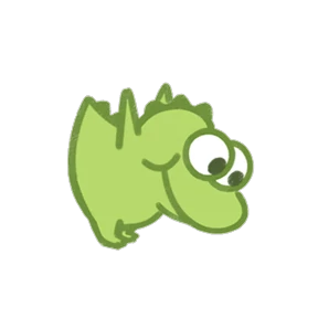 кроко one_dinosaur — стикер для MAX