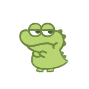 кроко one_dinosaur — стикер для MAX