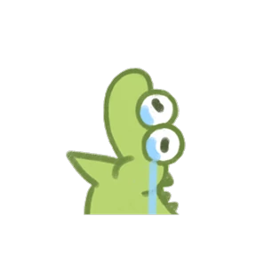 кроко one_dinosaur — стикер для MAX