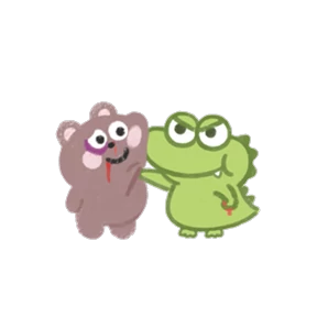 кроко one_dinosaur — стикер для MAX