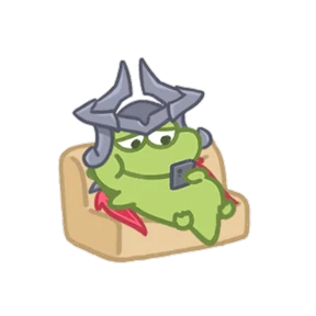 кроко one_dinosaur — стикер для MAX