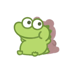 кроко one_dinosaur — стикер для MAX