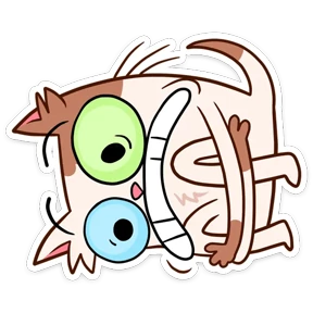 Пятнистый Редж ВК one_dinosaur — стикер для MAX