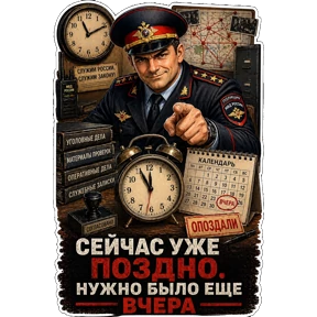 Начальник — стикер для MAX