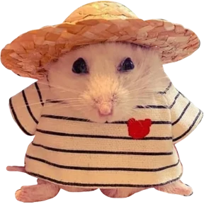 Хомячки и котики — стикер для MAX