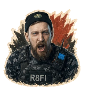 R8FI — стикер для MAX