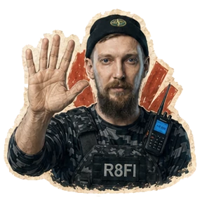 R8FI — стикер для MAX