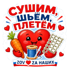 Тёплый тыл ZOV_ZAНаших — стикер для MAX