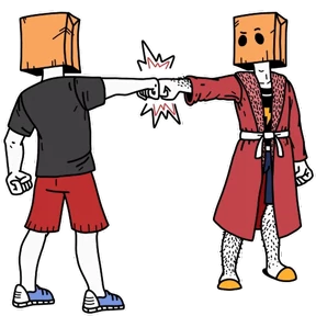 Двач — стикер для MAX