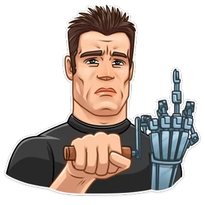Terminator — стикер для MAX