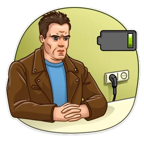 Terminator — стикер для MAX